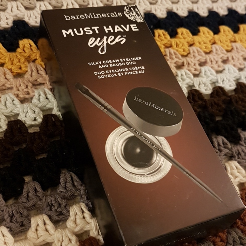 BareMinerals cream eyeliner and brush